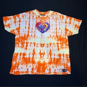 DEI3REST  “Solar Bloom Signal” 1 of 1 Custom handmade  Tie Dye XX-Large T-Shirt
